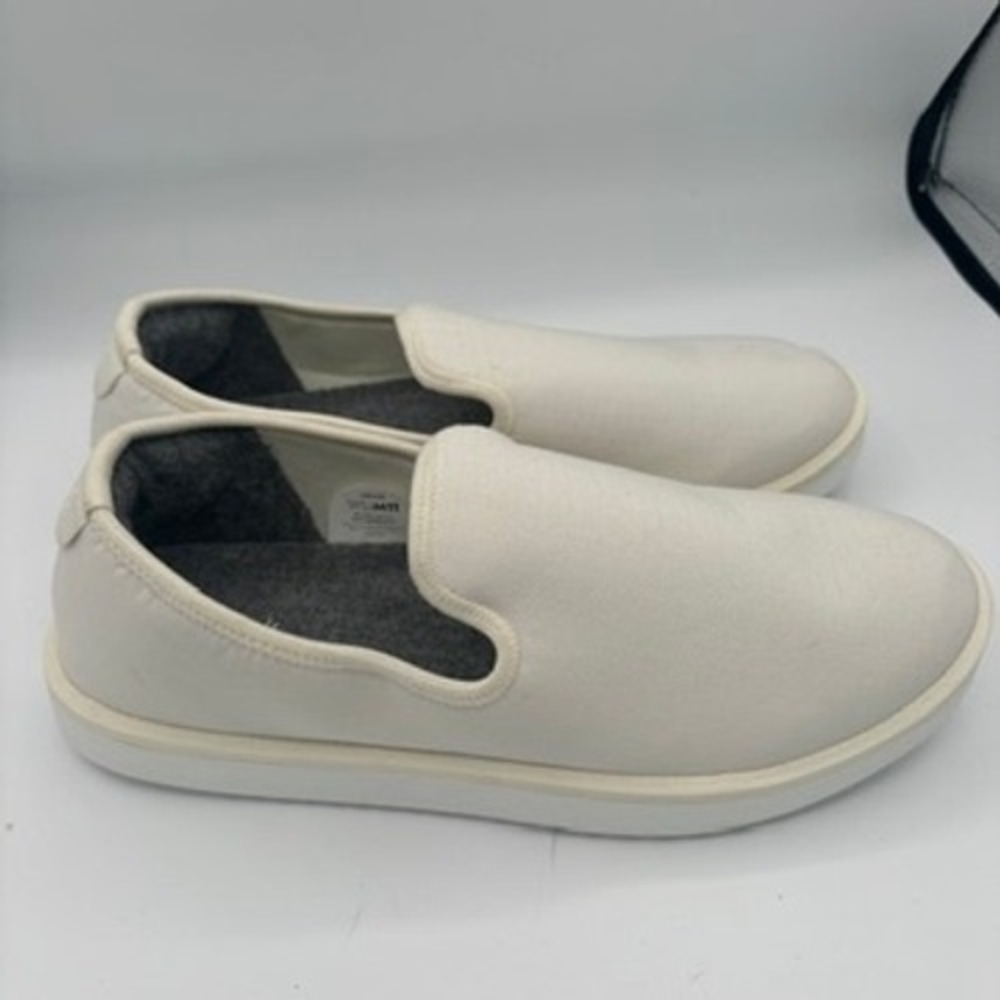 Allbirds Wool Lounger Mens Sz 11 White Slip On Sneakers Casual Comfort